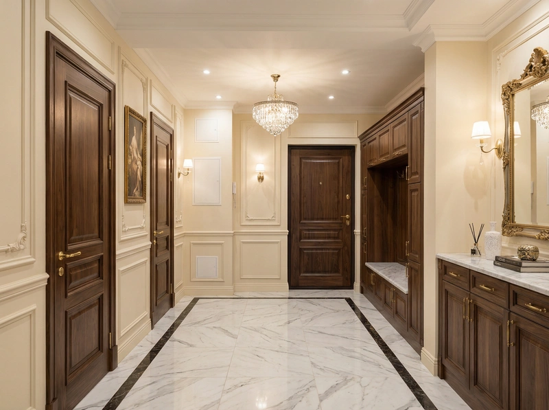 Дизайн интерьера в стиле Классика — Прихожая от нейросети RoomGPT