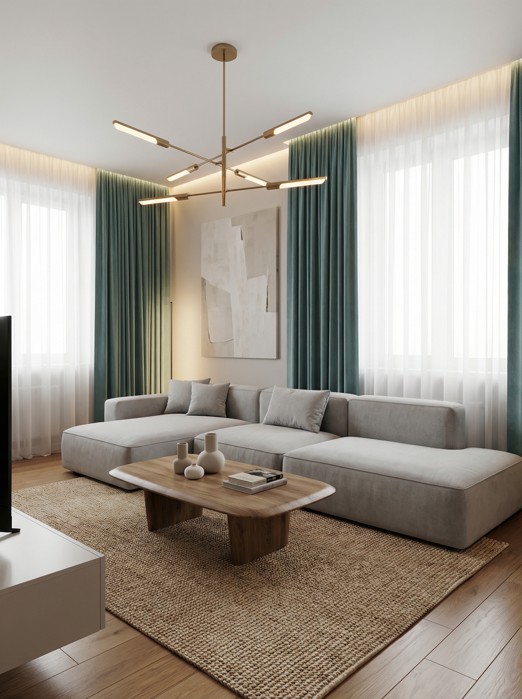 Дизайн гостиной в стиле Минимализм — фото интерьера от нейросети RoomGPT