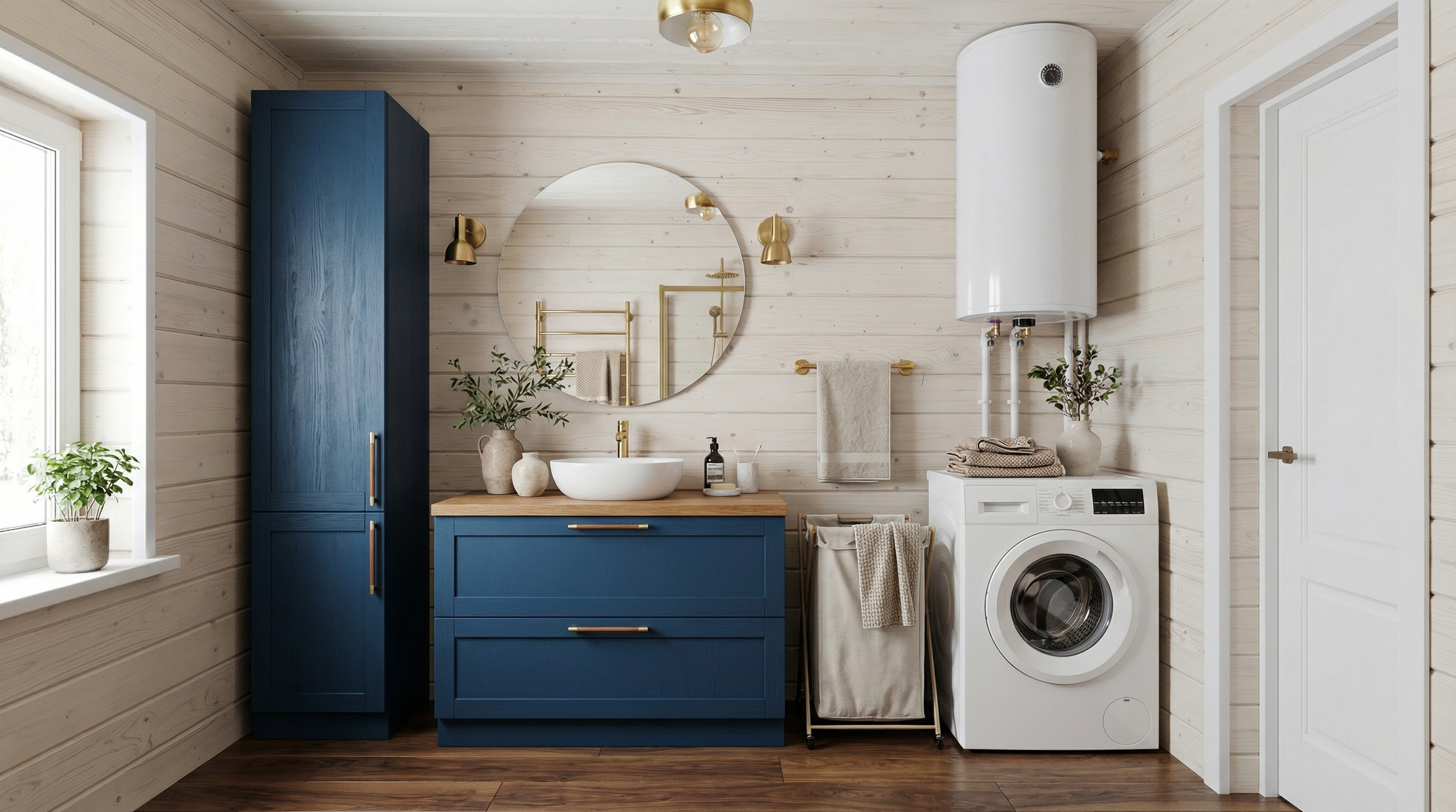 Дизайн ванной в стиле Эклектика — фото интерьера от нейросети RoomGPT