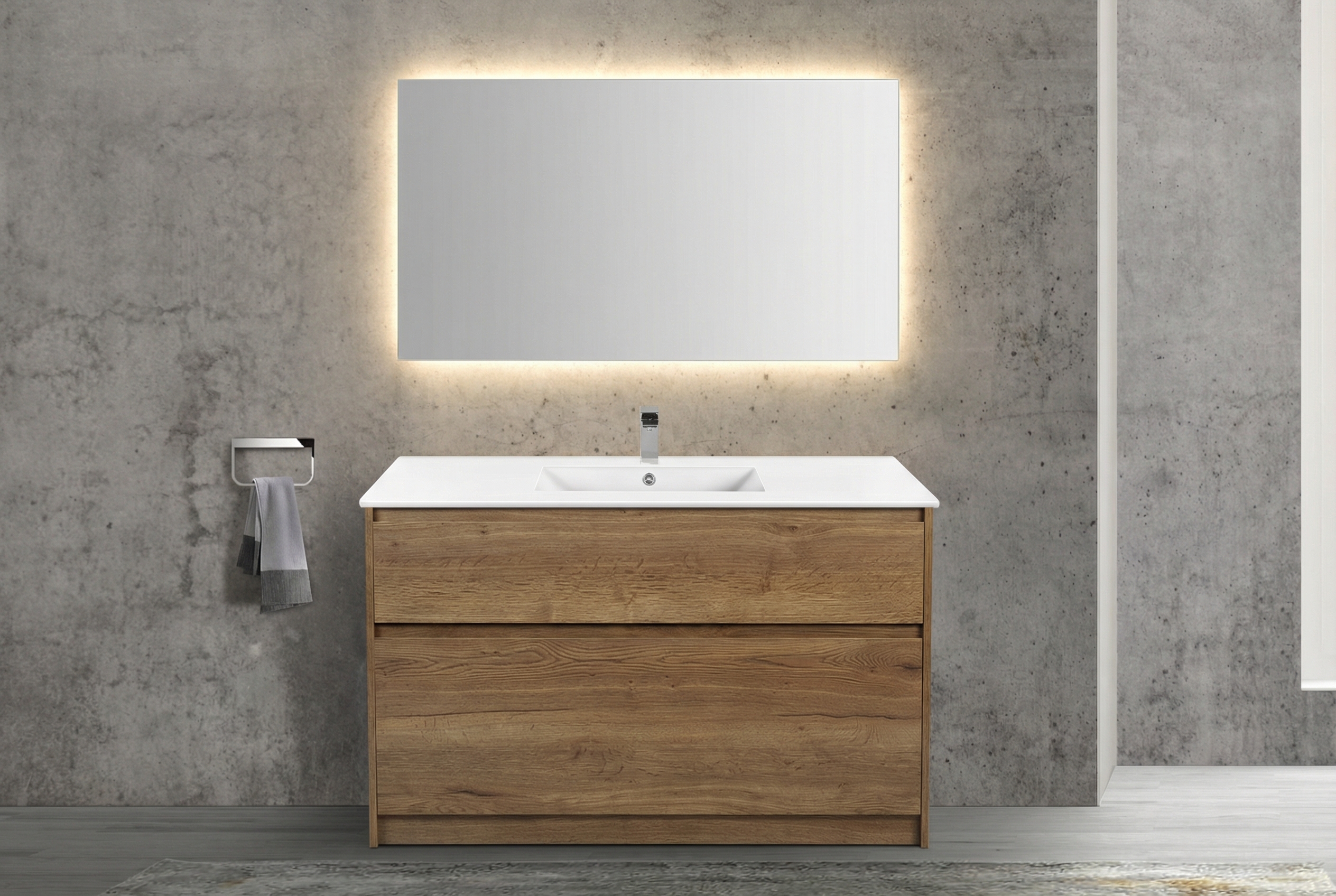 Дизайн ванной в стиле Контемпорари — фото интерьера от нейросети RoomGPT