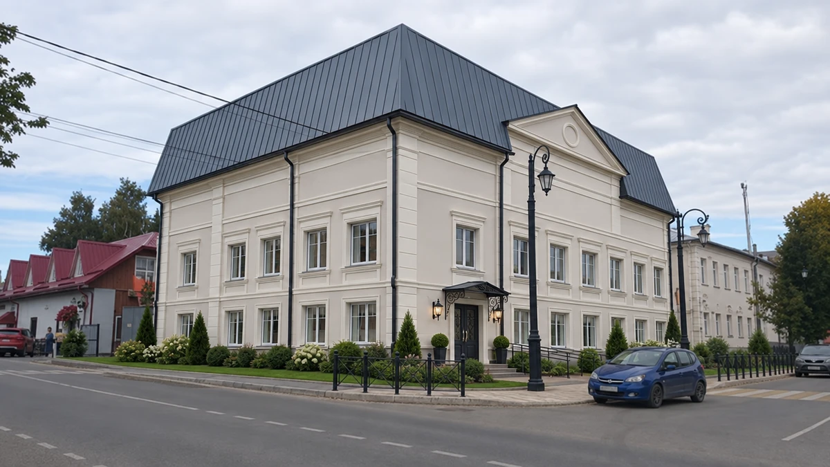 Дизайн фасада в стиле Минимализм — Фасад от нейросети RoomGPT