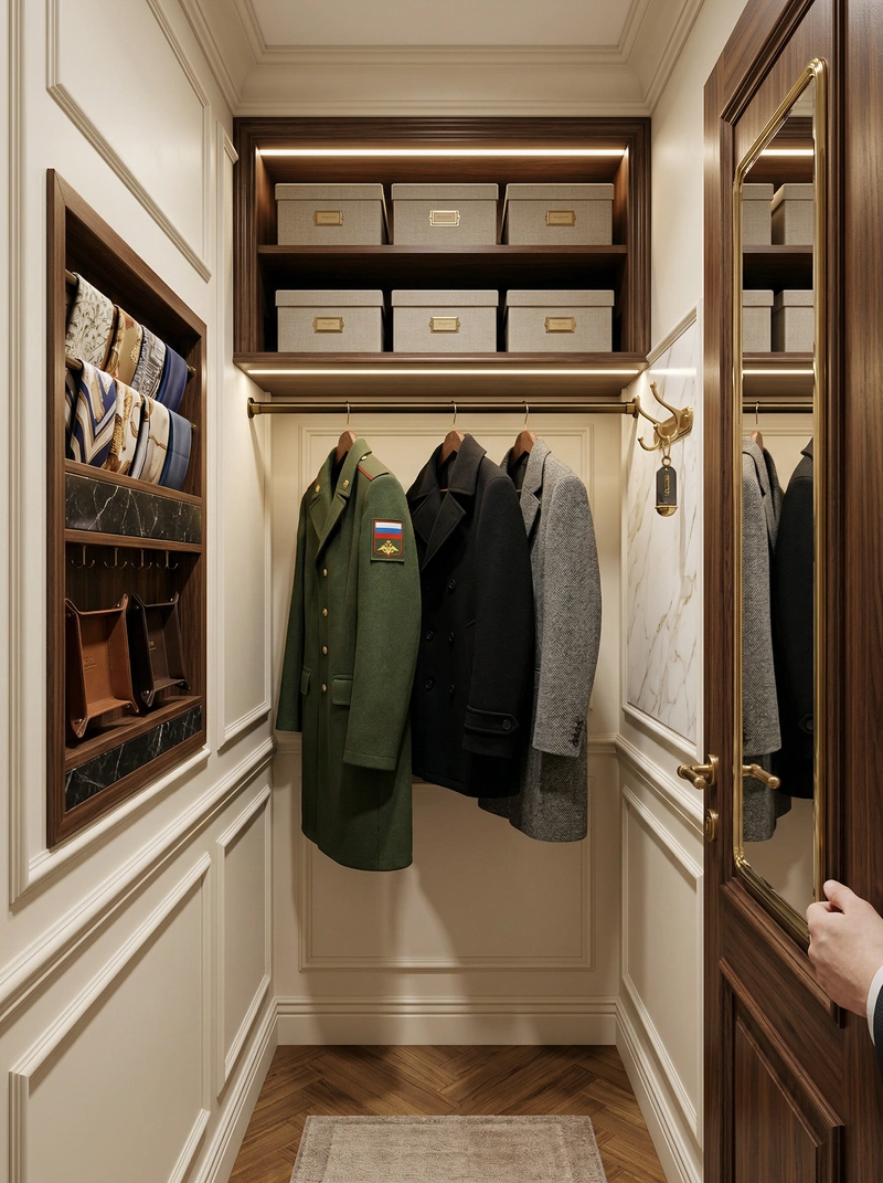 Дизайн интерьера в стиле Классика — Прихожая от нейросети RoomGPT