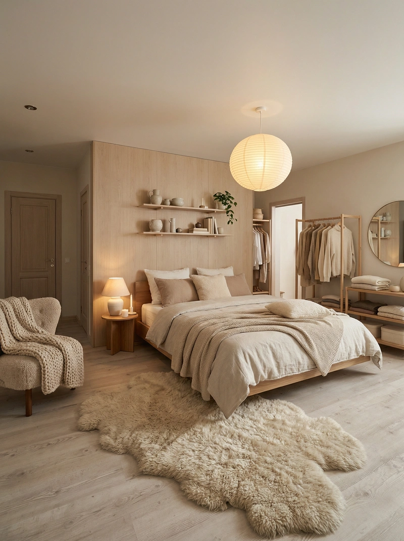 Дизайн интерьера в стиле Хюгге — Гостиная от нейросети RoomGPT