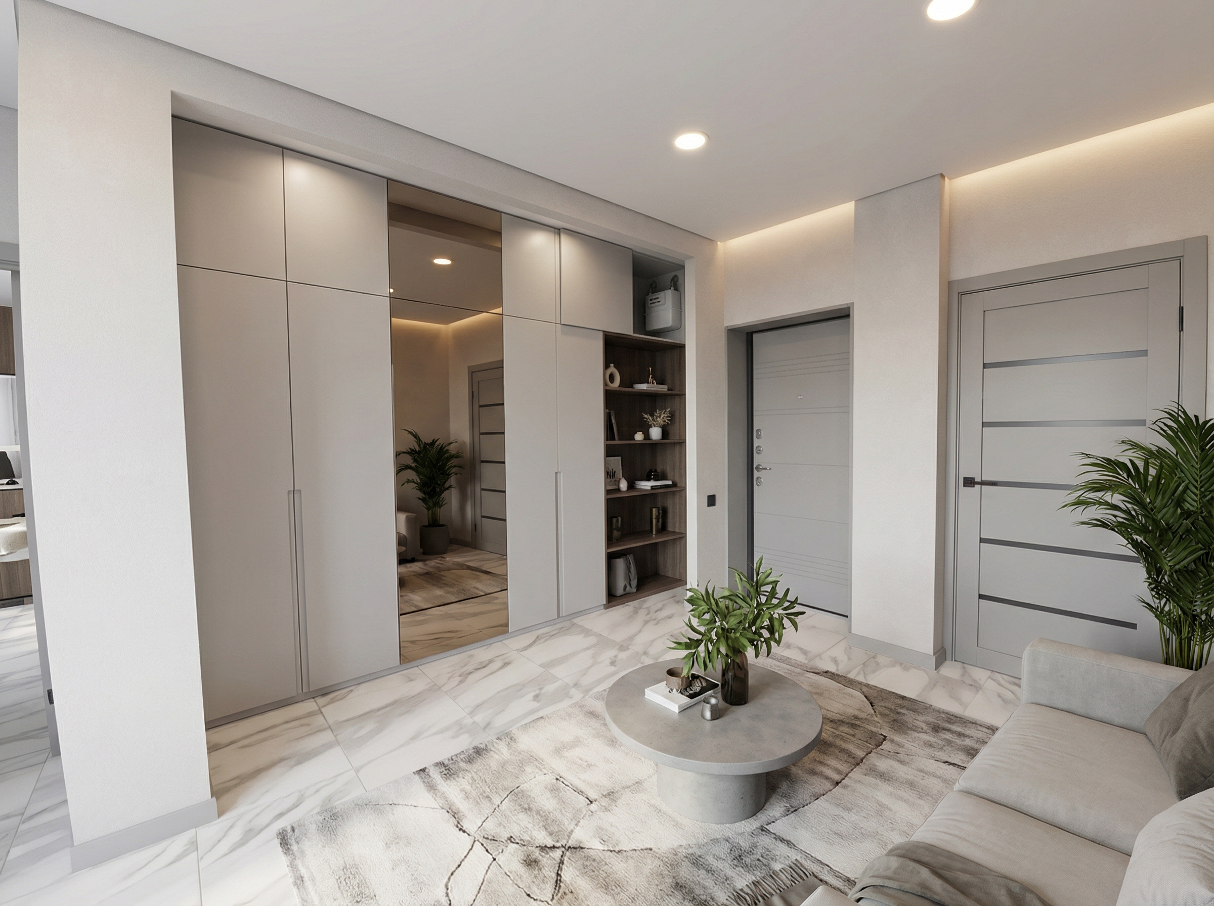 Дизайн гостиной в стиле Минимализм — фото интерьера от нейросети RoomGPT