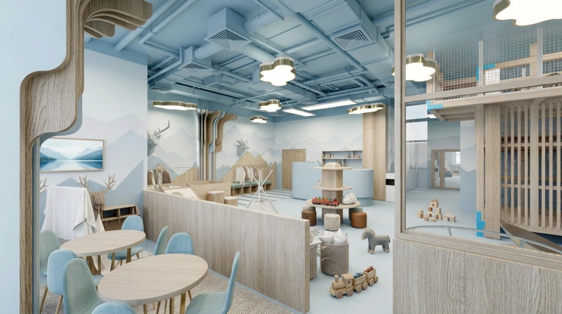 Дизайн гостиной в стиле Сканди — фото интерьера от нейросети RoomGPT