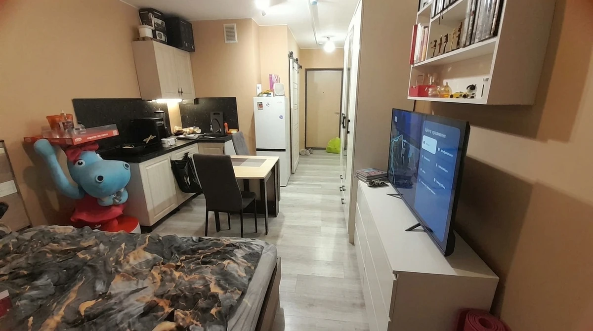 Дизайн интерьера в стиле Japandi — Кухня от нейросети RoomGPT