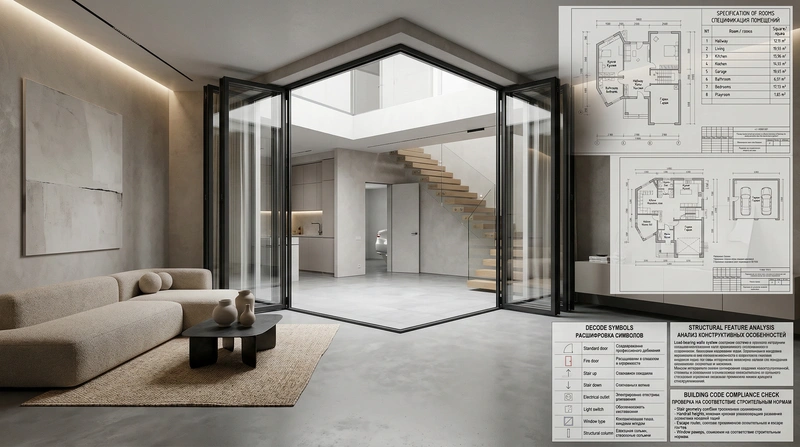 Дизайн интерьера в стиле Минимализм — Гостиная от нейросети RoomGPT