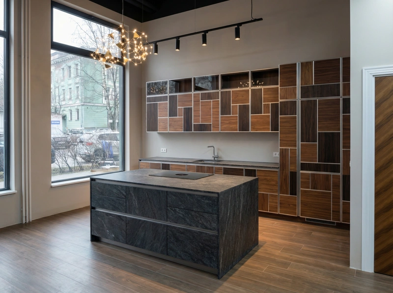 Дизайн кухни в стиле Минимализм — фото интерьера от нейросети RoomGPT