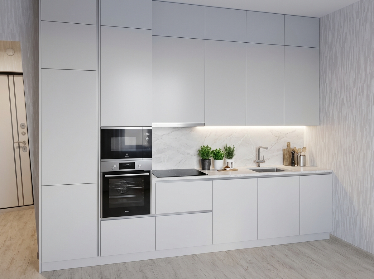 Дизайн кухни в стиле Минимализм — фото интерьера от нейросети RoomGPT