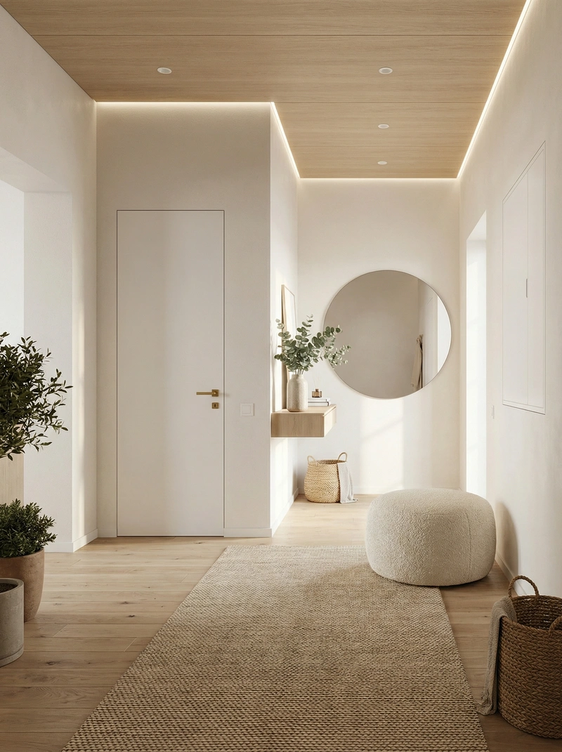 Дизайн интерьера в стиле Сканди — Прихожая от нейросети RoomGPT