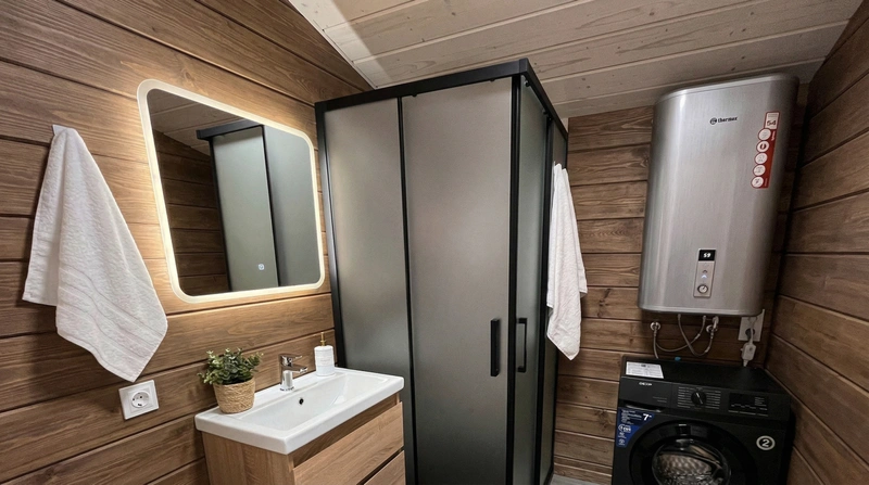 Дизайн ванной в стиле Без стиля — фото интерьера от нейросети RoomGPT