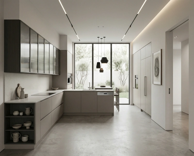Дизайн кухни в стиле Минимализм — фото интерьера от нейросети RoomGPT