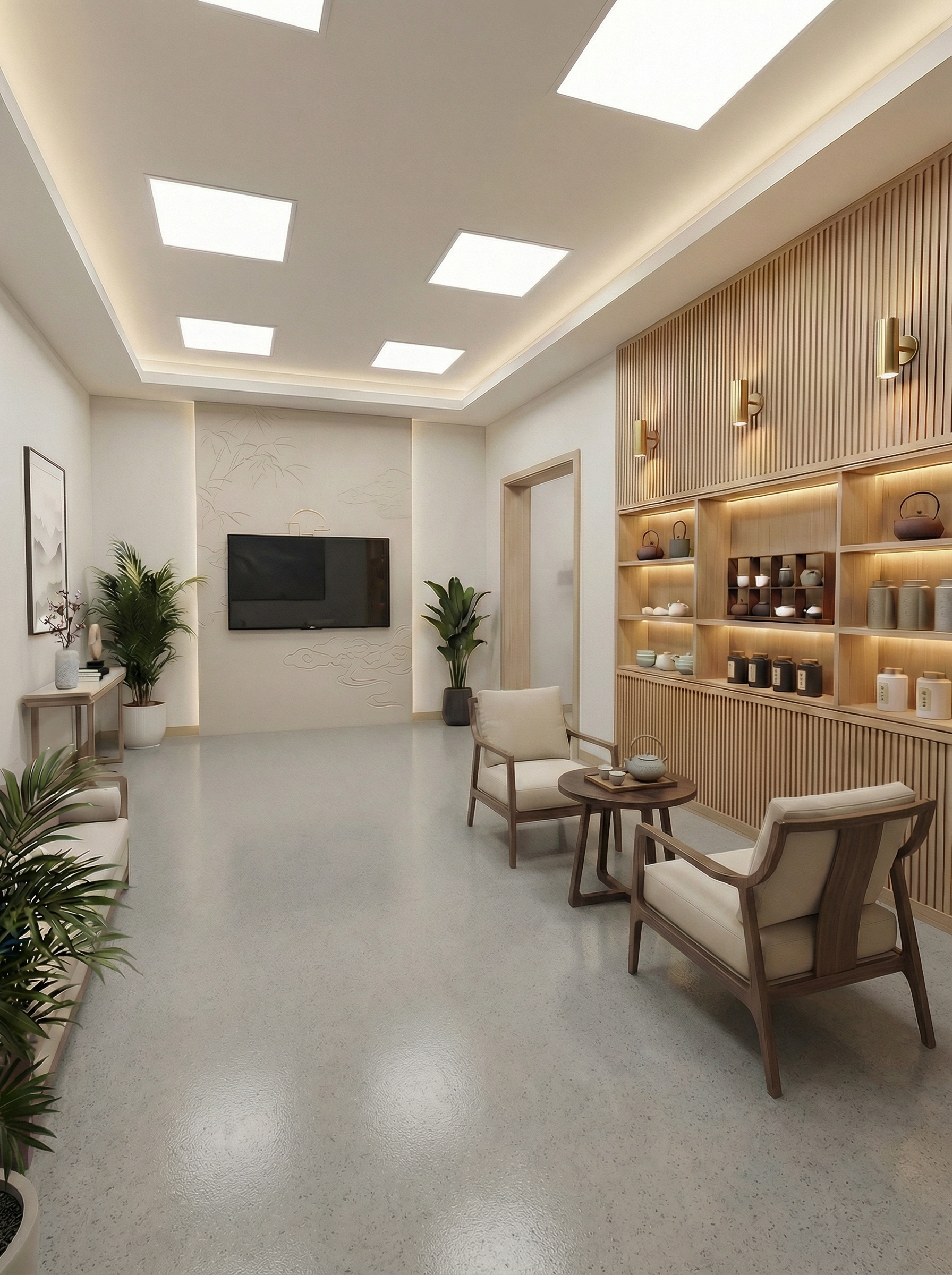 Дизайн гостиной в стиле Сканди — фото интерьера от нейросети RoomGPT