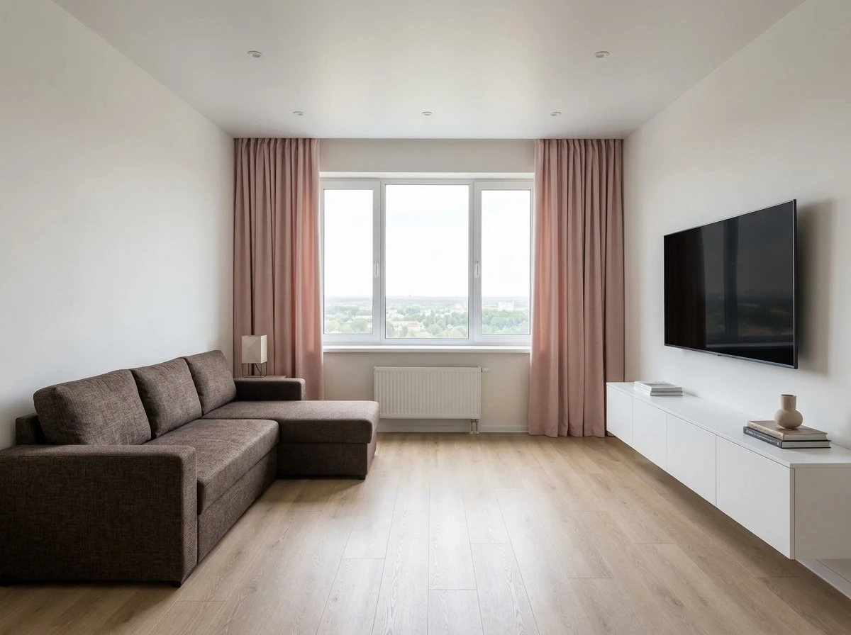 Дизайн гостиной в стиле Минимализм — фото интерьера от нейросети RoomGPT