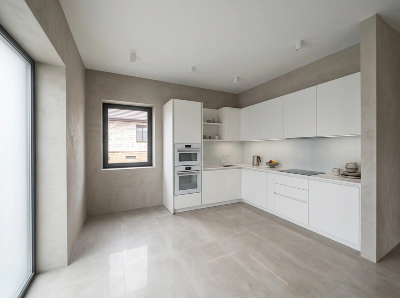 Дизайн интерьера в стиле Минимализм — Кухня от нейросети RoomGPT