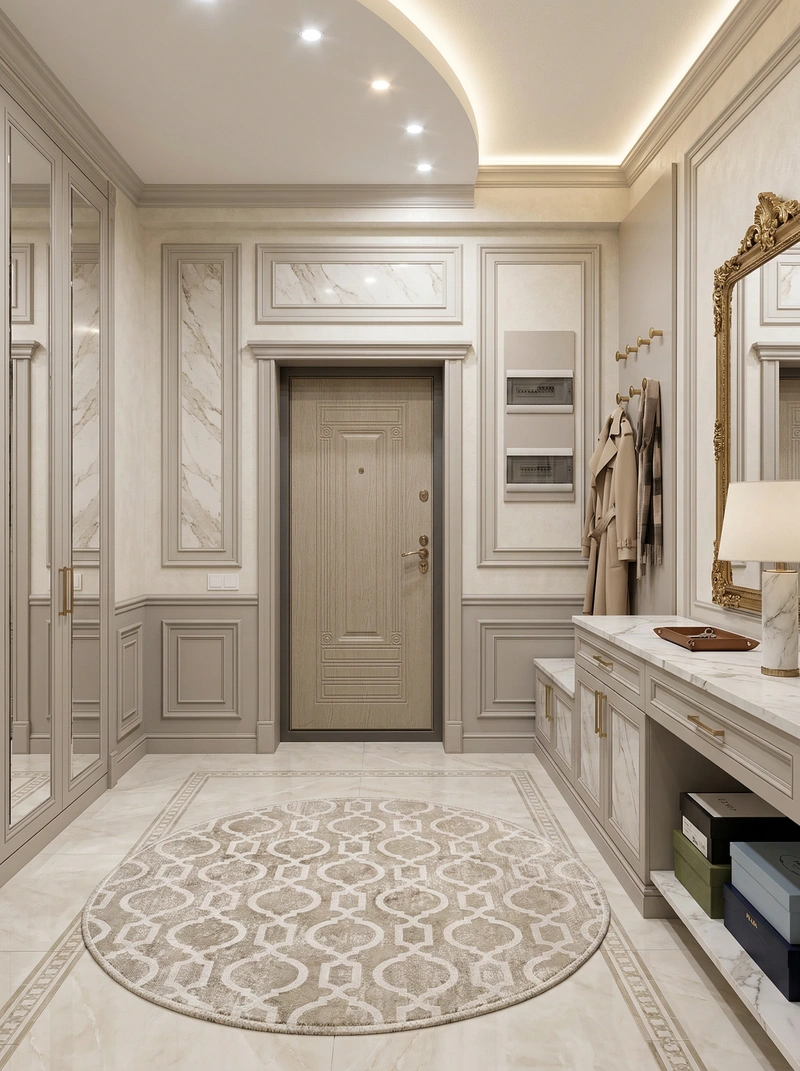 Дизайн интерьера в стиле Классика — Прихожая от нейросети RoomGPT