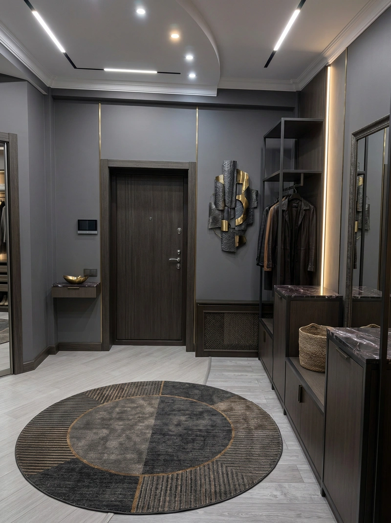 Дизайн интерьера в стиле Контемпорари — Прихожая от нейросети RoomGPT