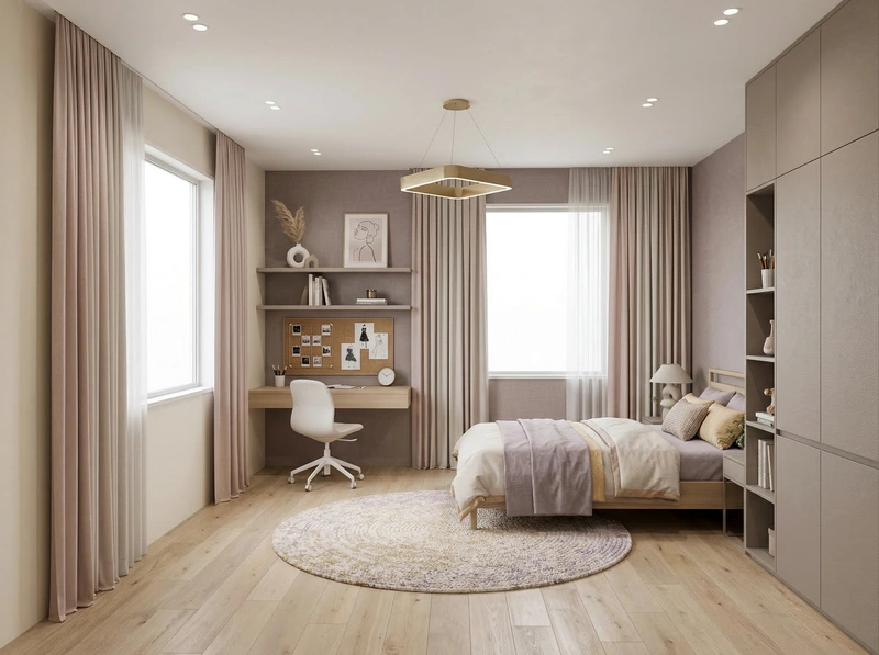 Дизайн интерьера в стиле Минимализм — Детская от нейросети RoomGPT