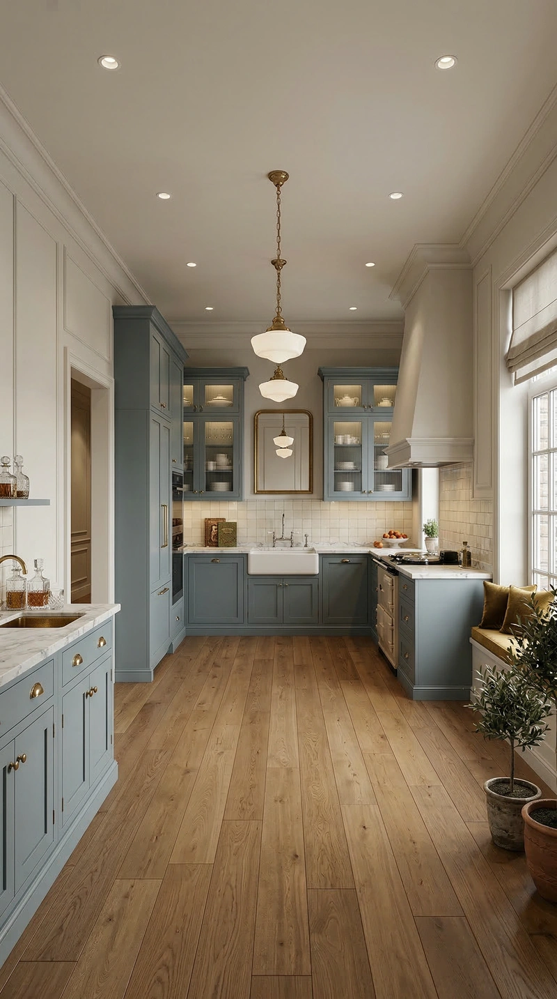 Дизайн кухни в стиле Классика — фото интерьера от нейросети RoomGPT