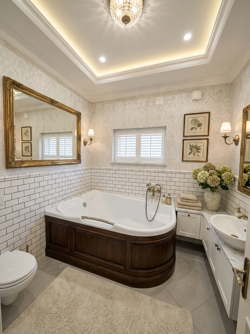 Дизайн интерьера в стиле Классика — Гостиная от нейросети RoomGPT