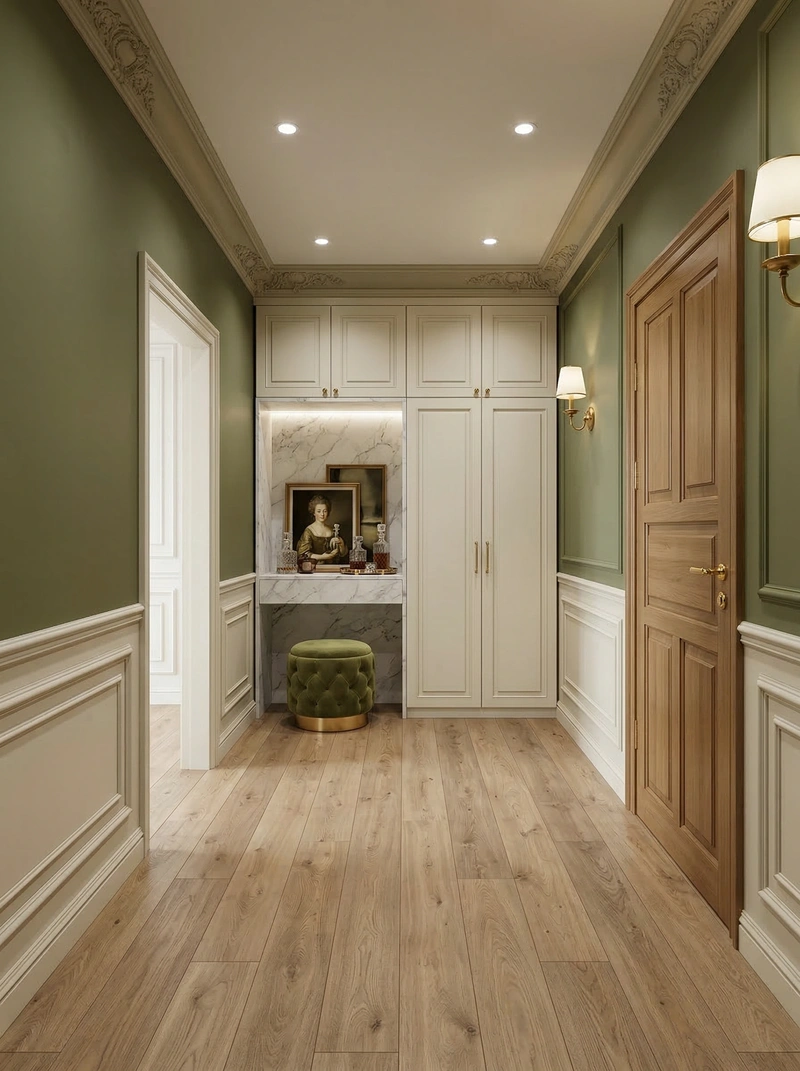 Дизайн интерьера в стиле Классика — Прихожая от нейросети RoomGPT