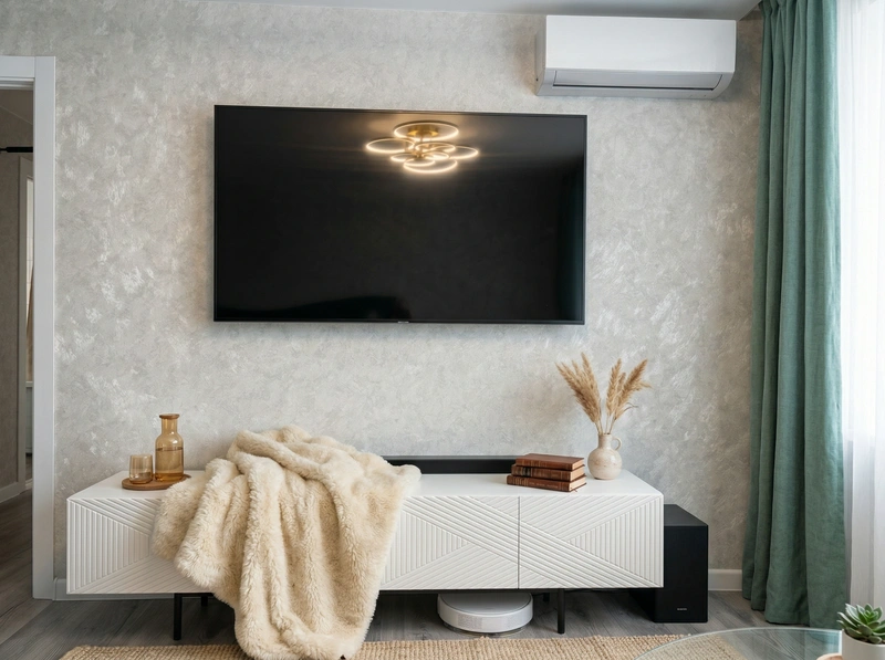 Дизайн интерьера в стиле Хюгге — Гостиная от нейросети RoomGPT