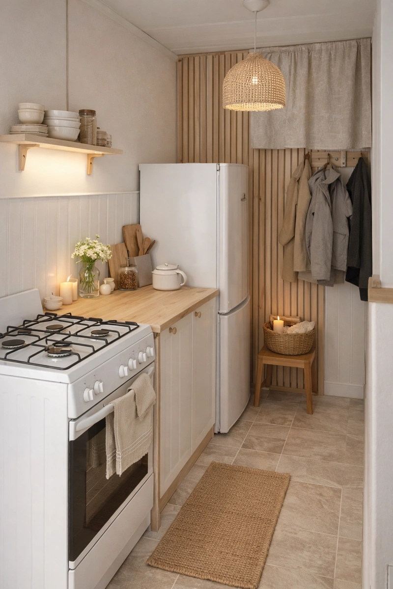 Дизайн интерьера в стиле Хюгге — Кухня от нейросети RoomGPT