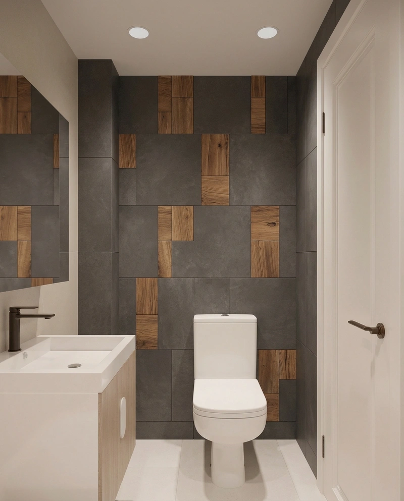 Дизайн ванной в стиле Без стиля — фото интерьера от нейросети RoomGPT