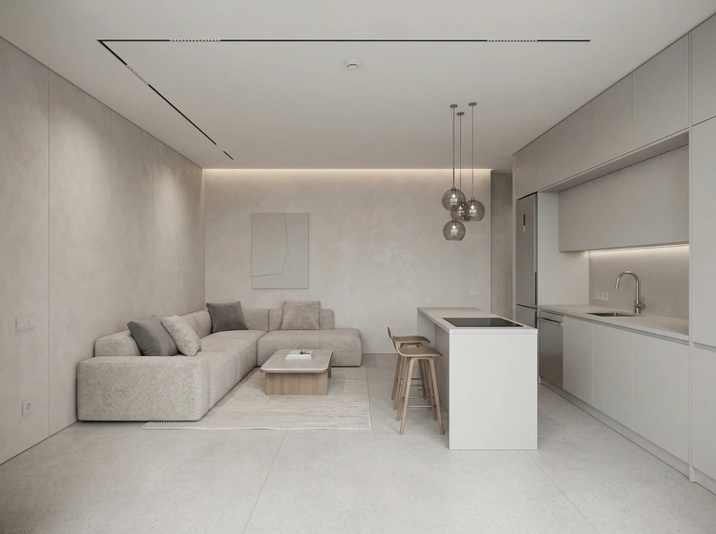 Дизайн ванной в стиле Минимализм — фото интерьера от нейросети RoomGPT