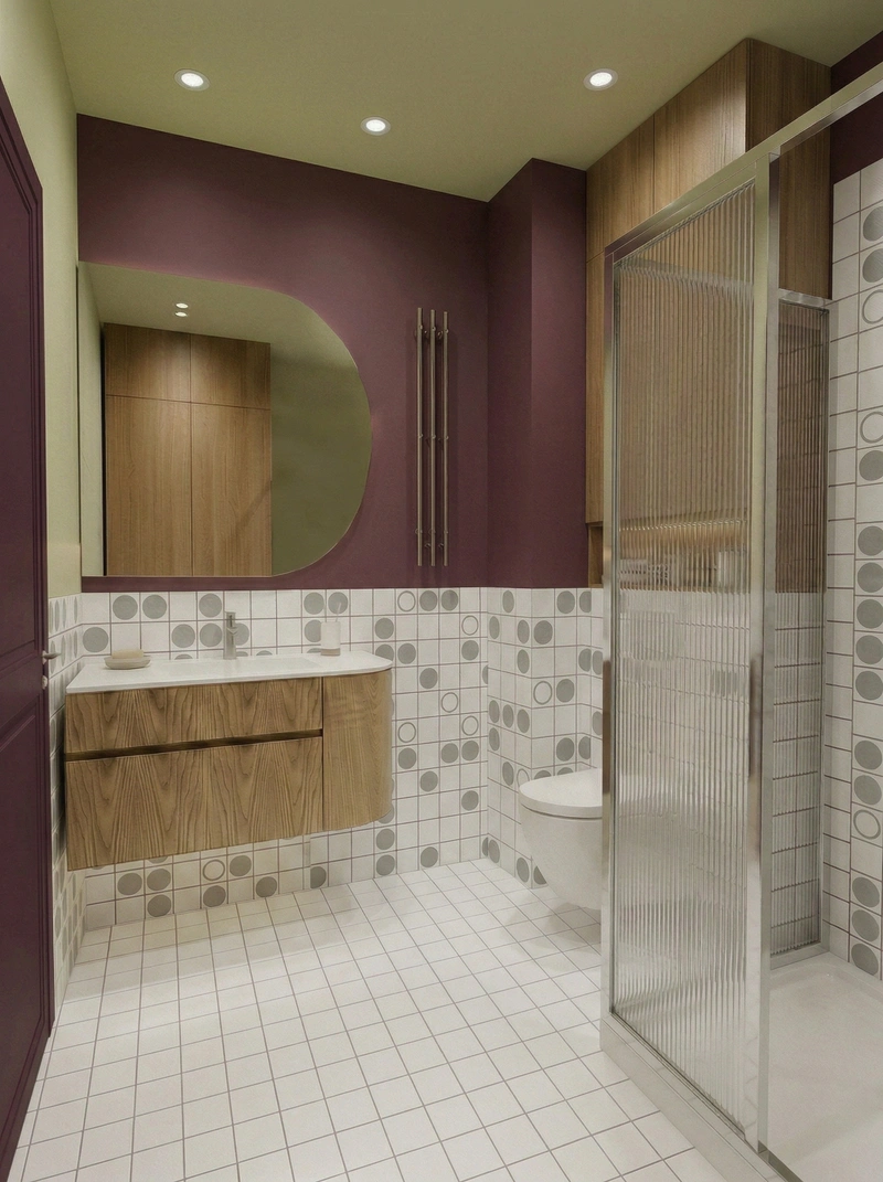 Дизайн ванной в стиле Без стиля — фото интерьера от нейросети RoomGPT