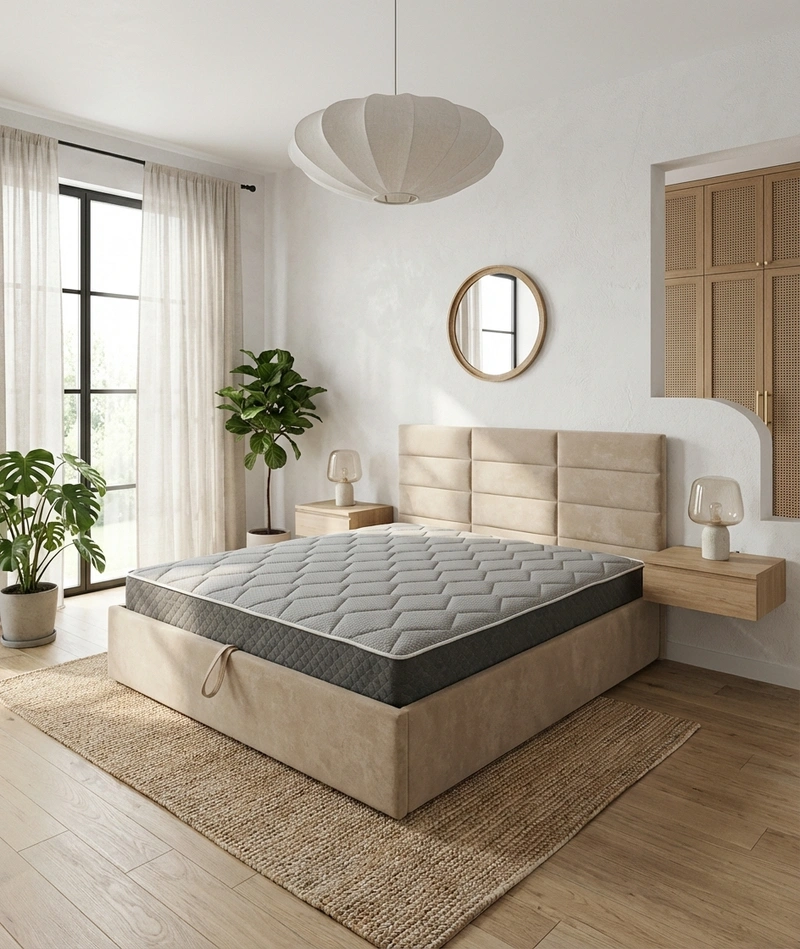 Дизайн интерьера в стиле Сканди — Спальня от нейросети RoomGPT