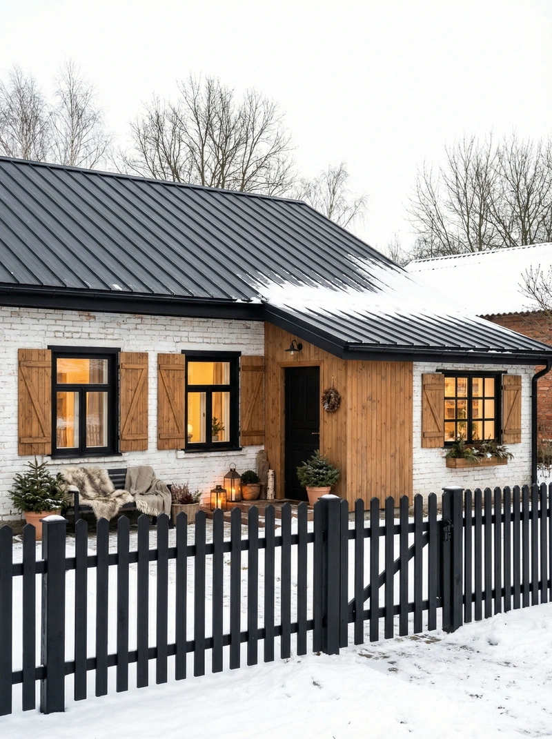 Дизайн интерьера в стиле Хюгге — Фасад от нейросети RoomGPT