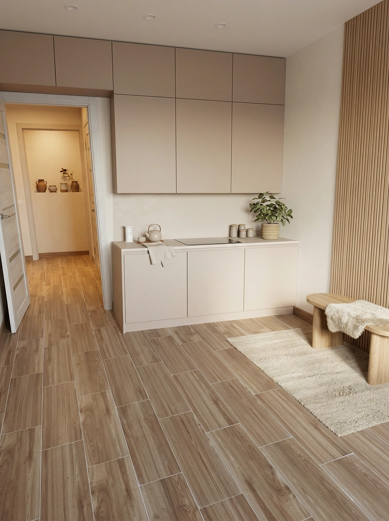 Дизайн интерьера в стиле Хюгге — Кухня от нейросети RoomGPT