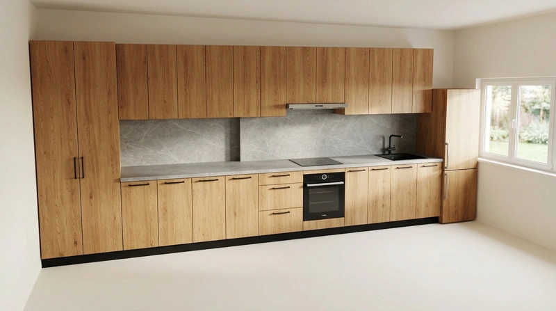 Дизайн кухни в стиле Без стиля — фото интерьера от нейросети RoomGPT