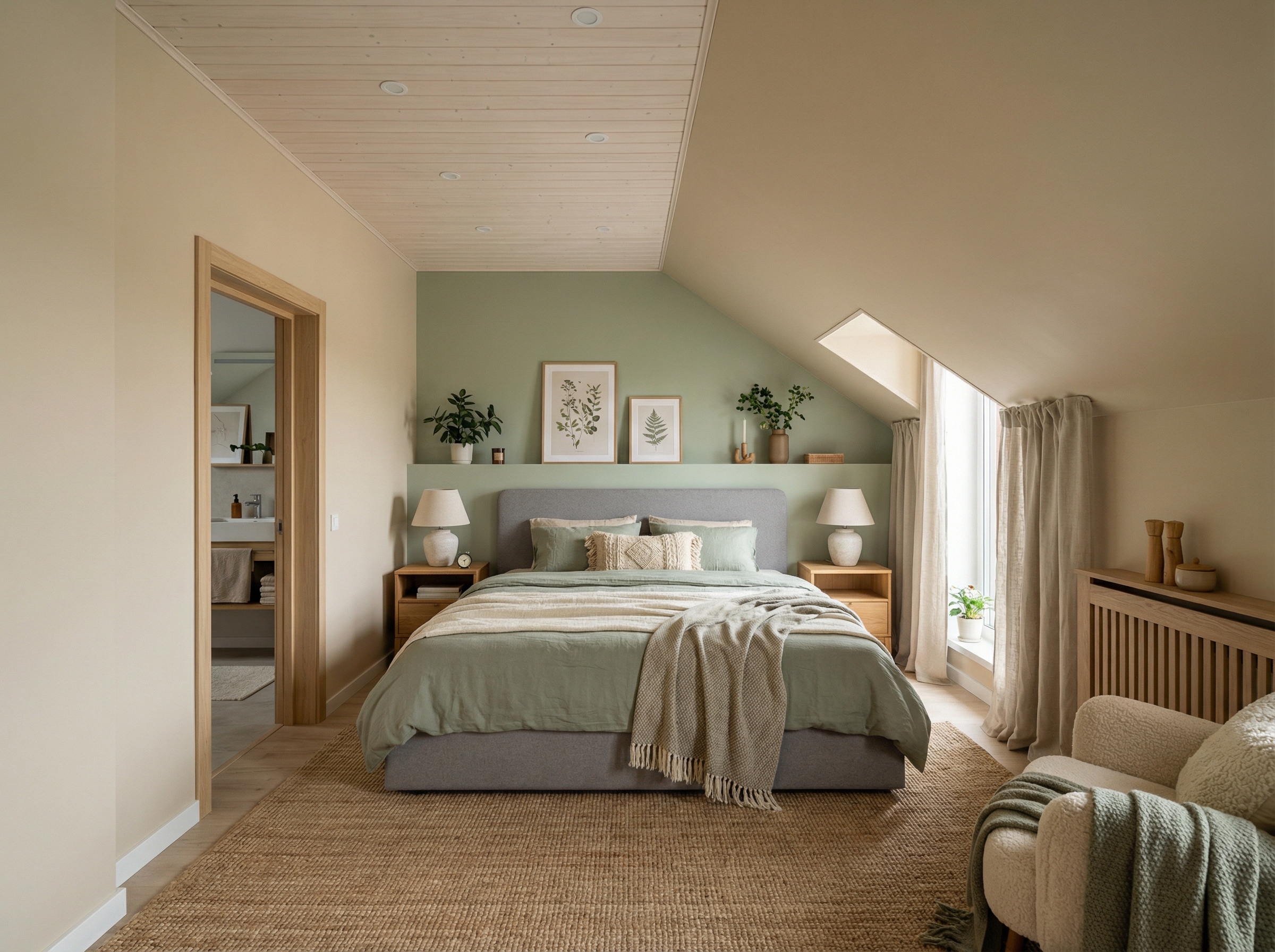 Дизайн спальни в стиле Минимализм — фото интерьера от нейросети RoomGPT