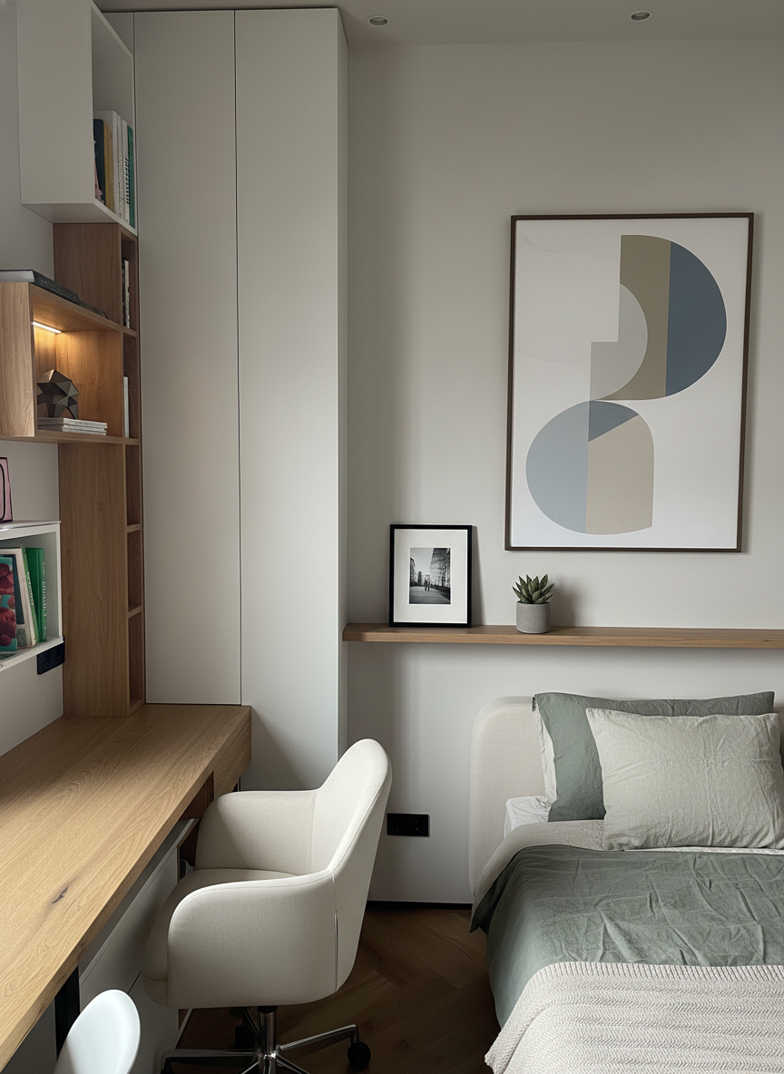 Дизайн детской в стиле Минимализм — фото интерьера от нейросети RoomGPT