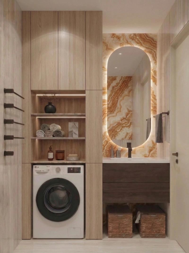 Дизайн ванной в стиле Минимализм — фото интерьера от нейросети RoomGPT