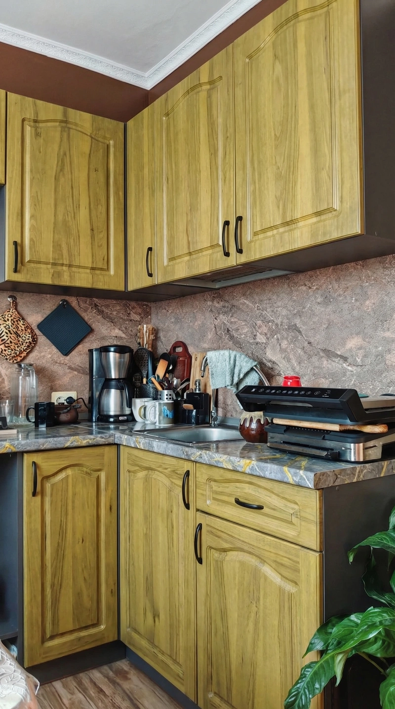 Дизайн кухни в стиле Без стиля — фото интерьера от нейросети RoomGPT