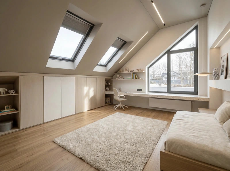 Дизайн интерьера в стиле Минимализм — Детская от нейросети RoomGPT