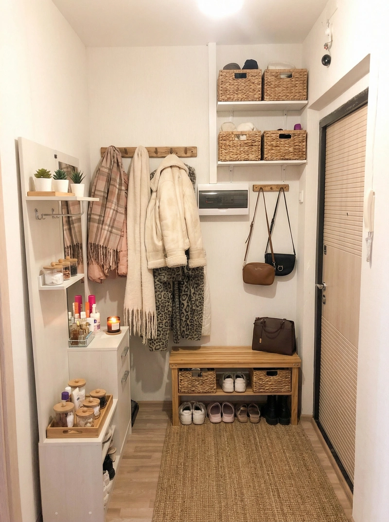 Дизайн интерьера в стиле Хюгге — Прихожая от нейросети RoomGPT