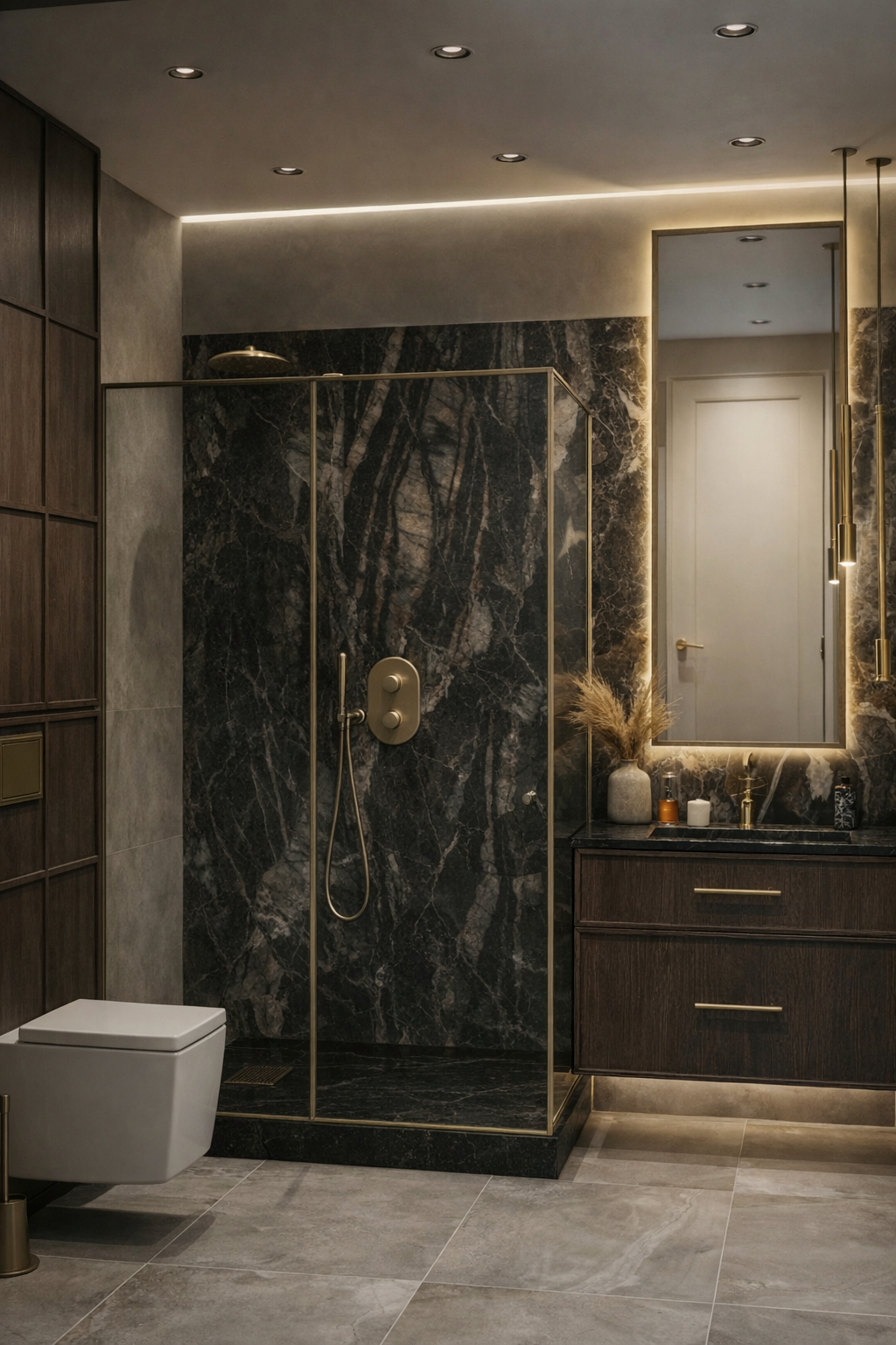 Дизайн ванной в стиле Минимализм — фото интерьера от нейросети RoomGPT