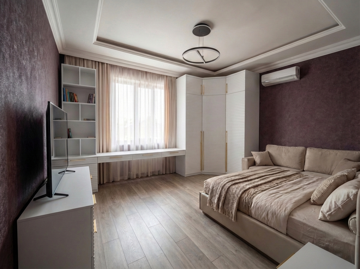 Дизайн детской в стиле Минимализм — фото интерьера от нейросети RoomGPT