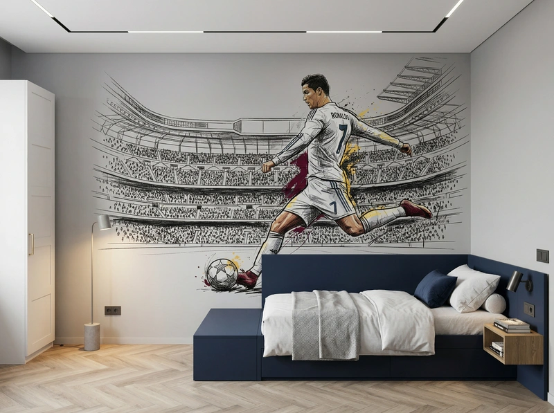 Дизайн детской в стиле Минимализм — фото интерьера от нейросети RoomGPT