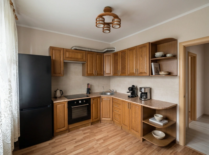 Дизайн кухни в стиле Минимализм — фото интерьера от нейросети RoomGPT