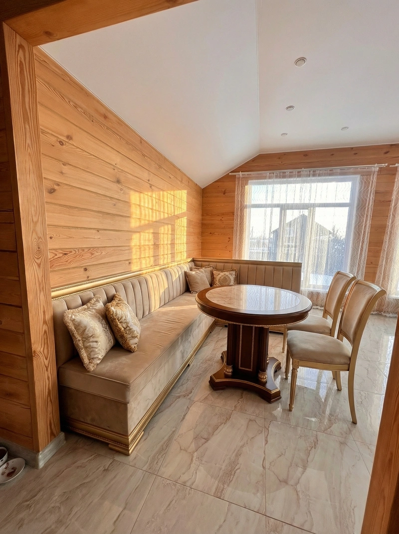 Дизайн интерьера в стиле Классика — Кухня от нейросети RoomGPT