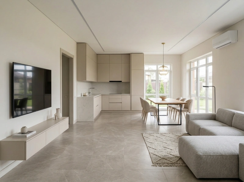 Дизайн кухни в стиле Минимализм — фото интерьера от нейросети RoomGPT