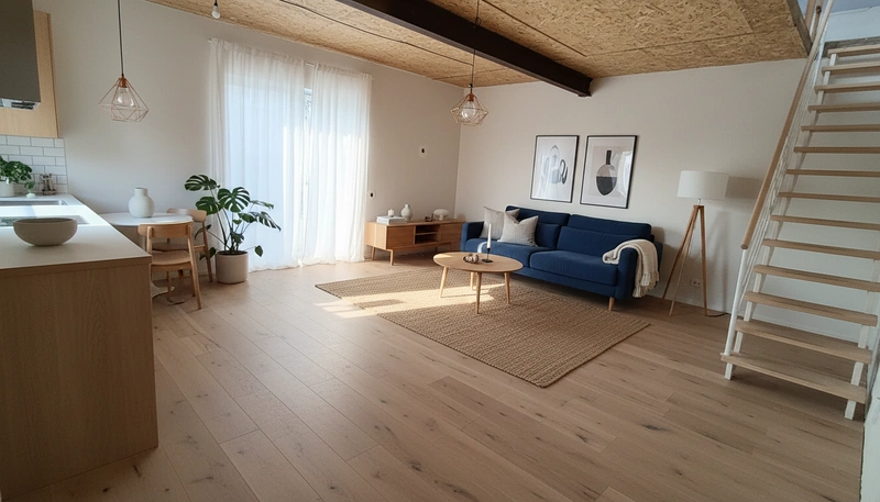 Дизайн интерьера в стиле Хюгге — Гостиная от нейросети RoomGPT