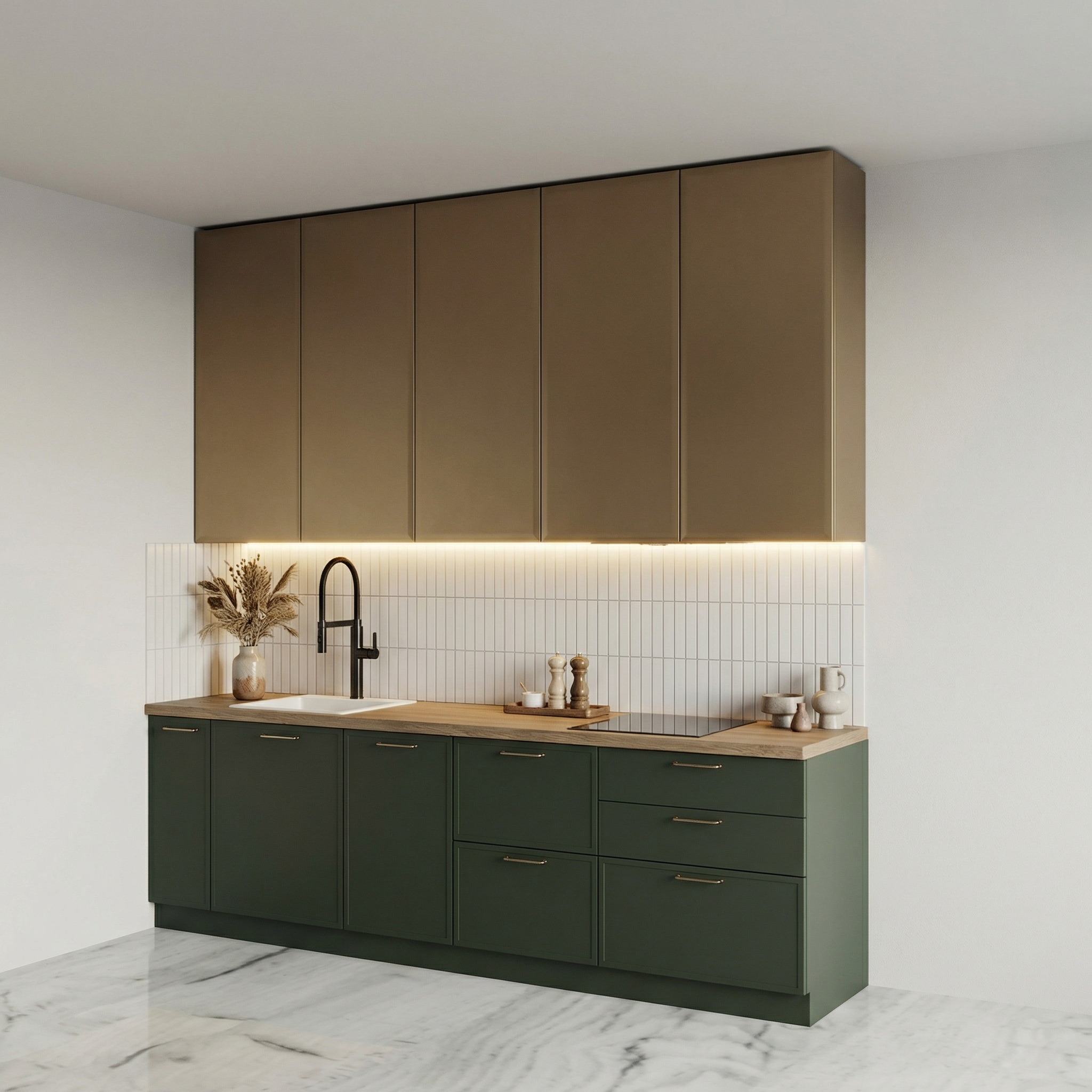 Дизайн кухни в стиле Минимализм — фото интерьера от нейросети RoomGPT