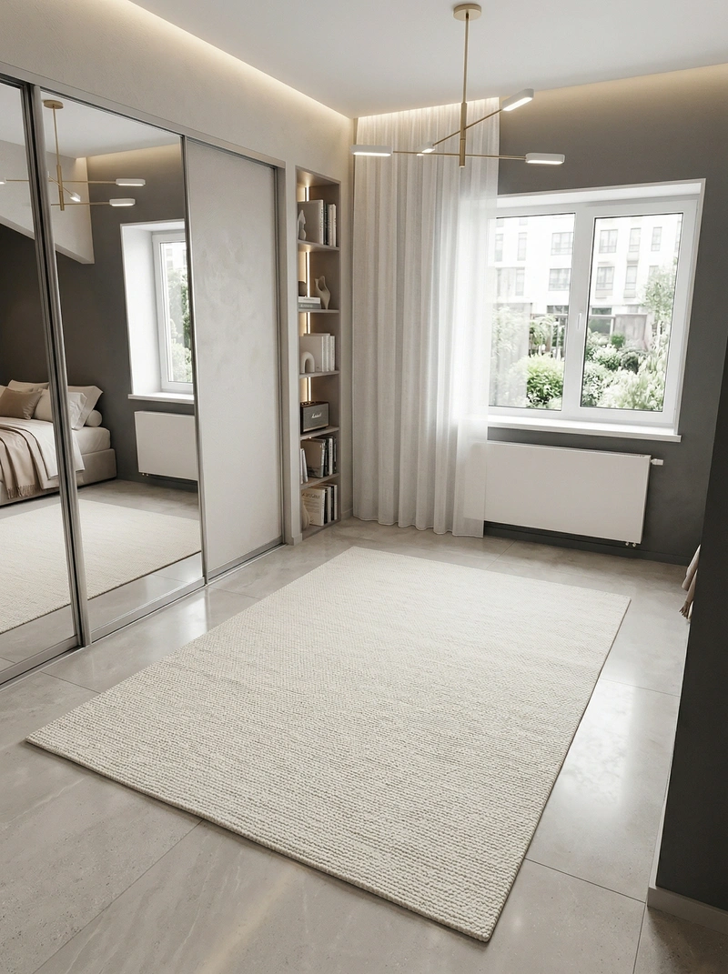 Дизайн спальни в стиле Минимализм — фото интерьера от нейросети RoomGPT