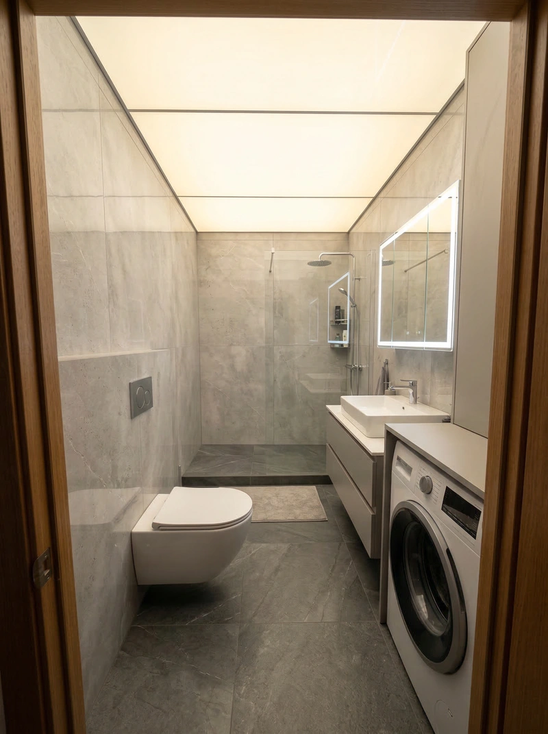 Дизайн ванной в стиле Без стиля — фото интерьера от нейросети RoomGPT